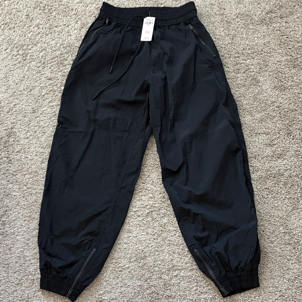 Abercrombie & Fitch YPB Black Zip Cuff Track Pants